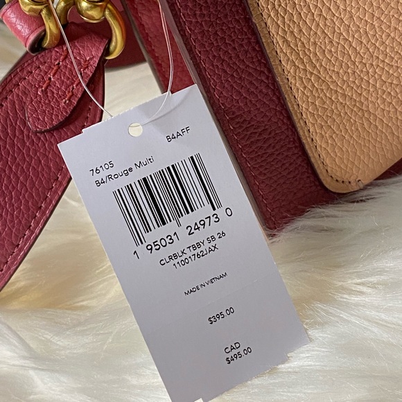 💰SOLD - 76105 - Coach Tabby Shoulder Bag 26 in Colorblock - Picture 4 of 12